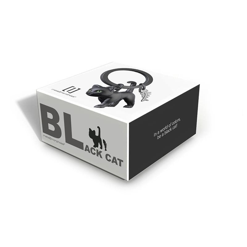 llavero gato negro
