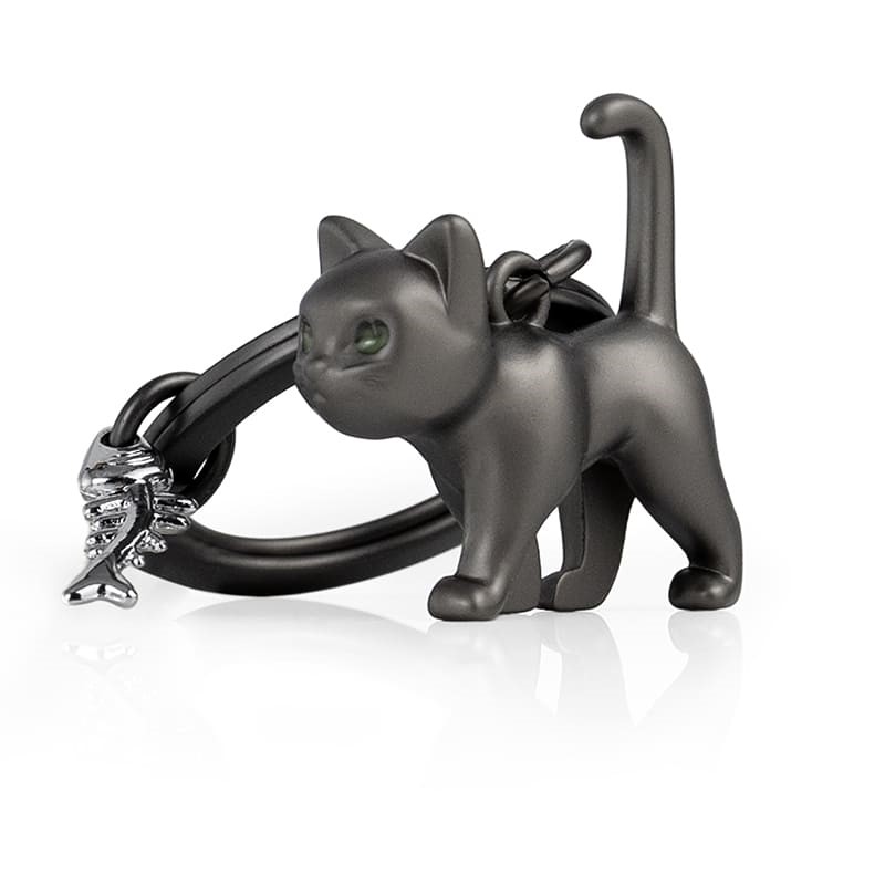 llavero gato negro