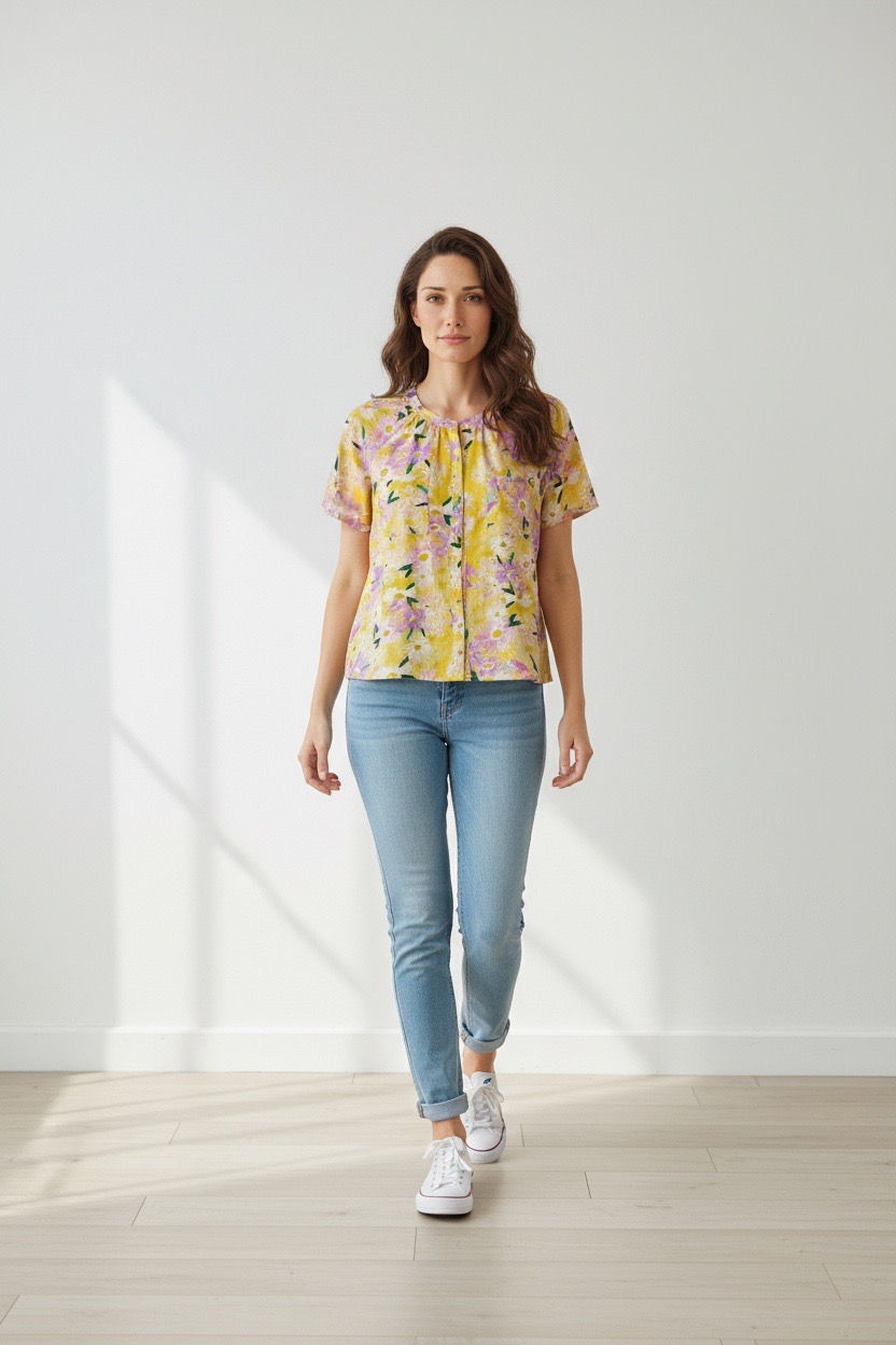 blusa amarilla