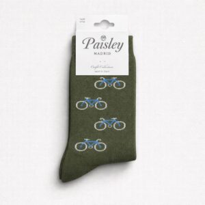 Calcetines Bicicletas Verde - Paisley
