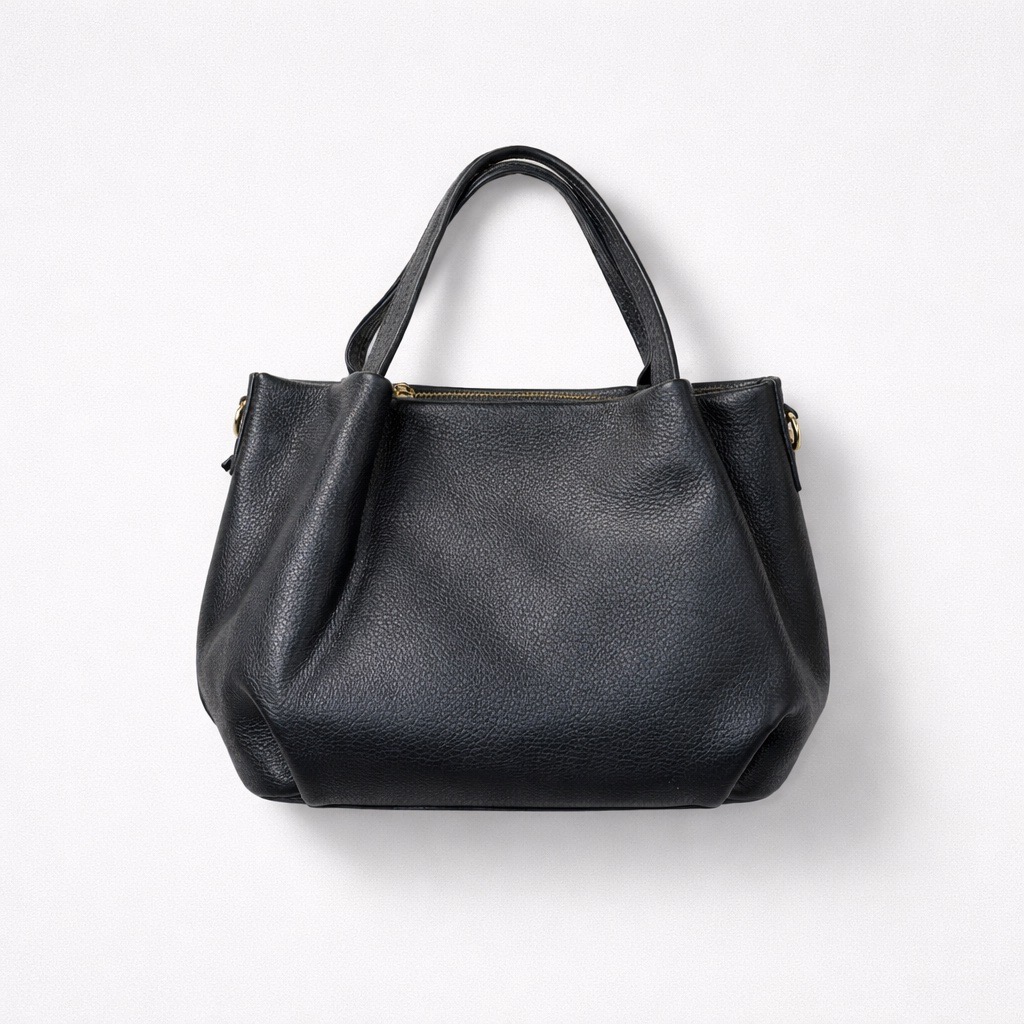 Bolso piel negro