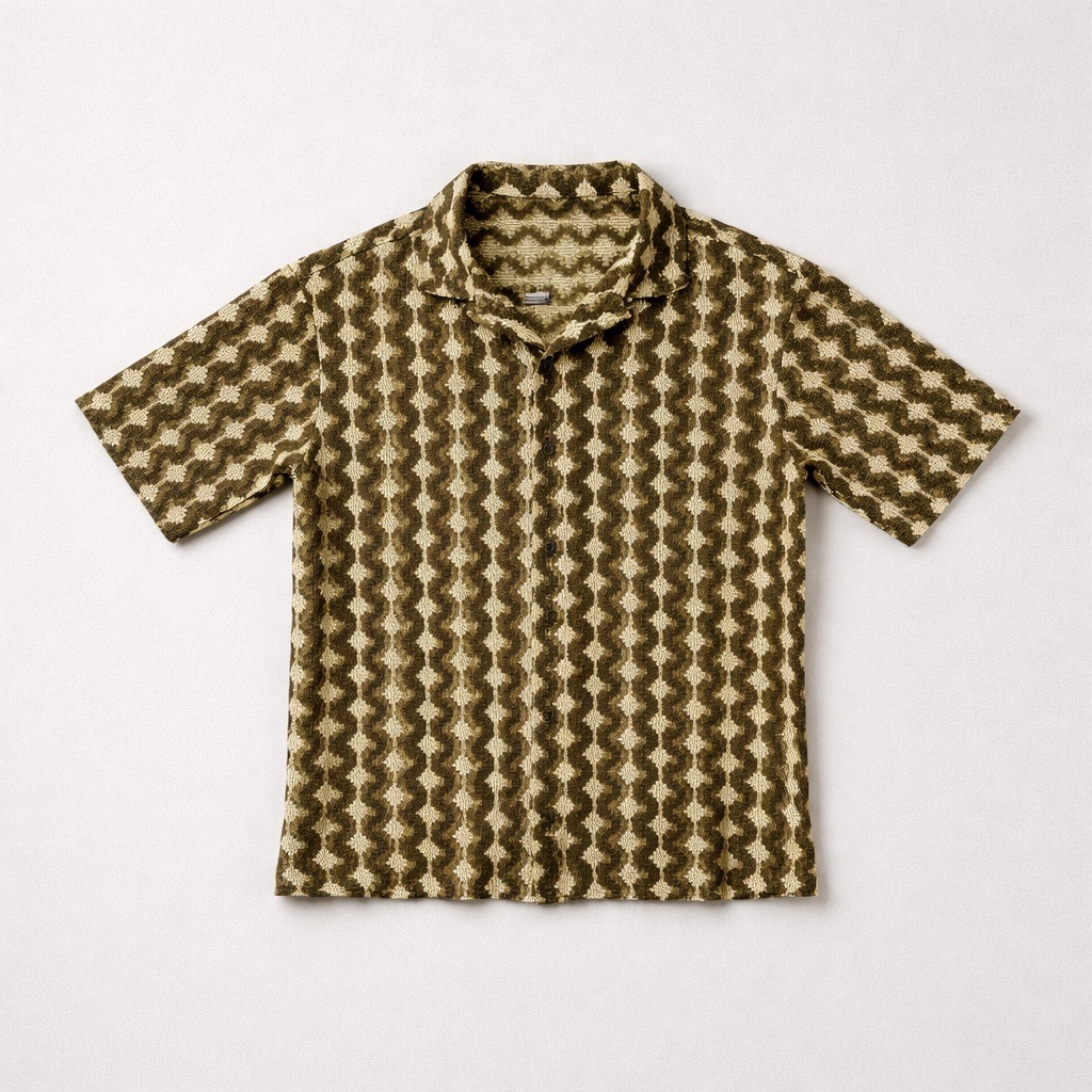 camisa rejilla marron imperio
