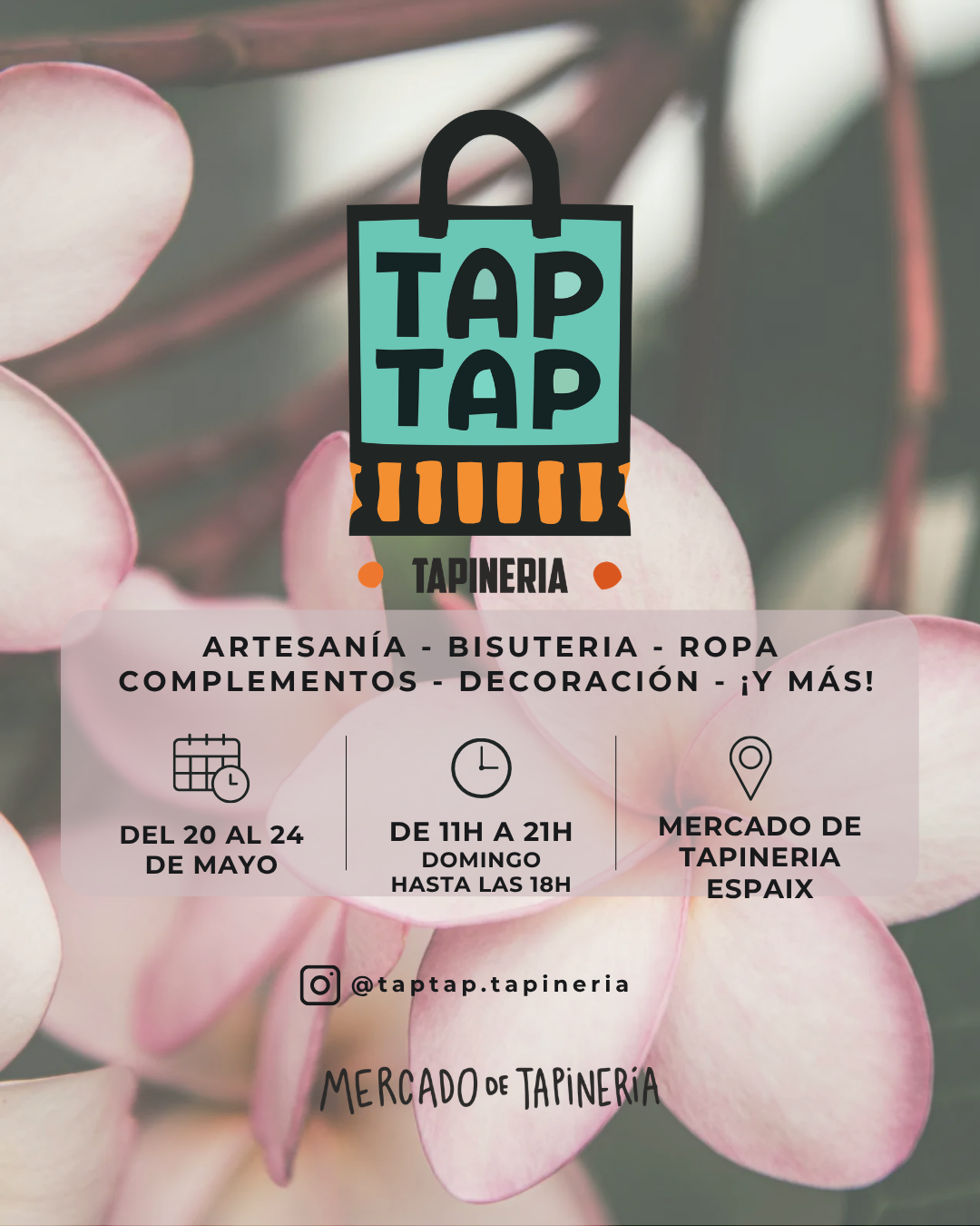 Cartel evento TapTap Mayo  2026