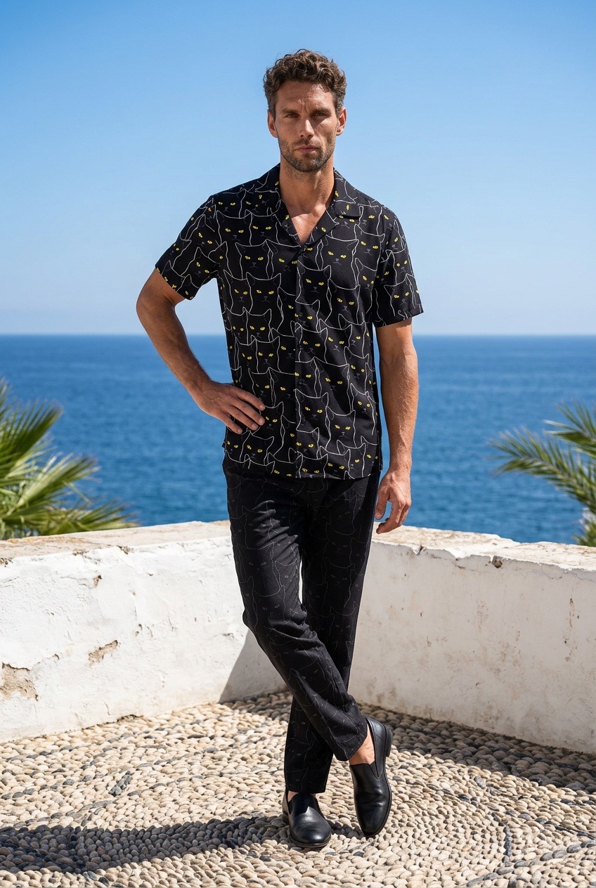 Camisa Gato Negro Imperio