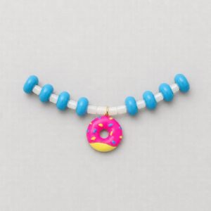 Collar Donuts Cristal y Donut