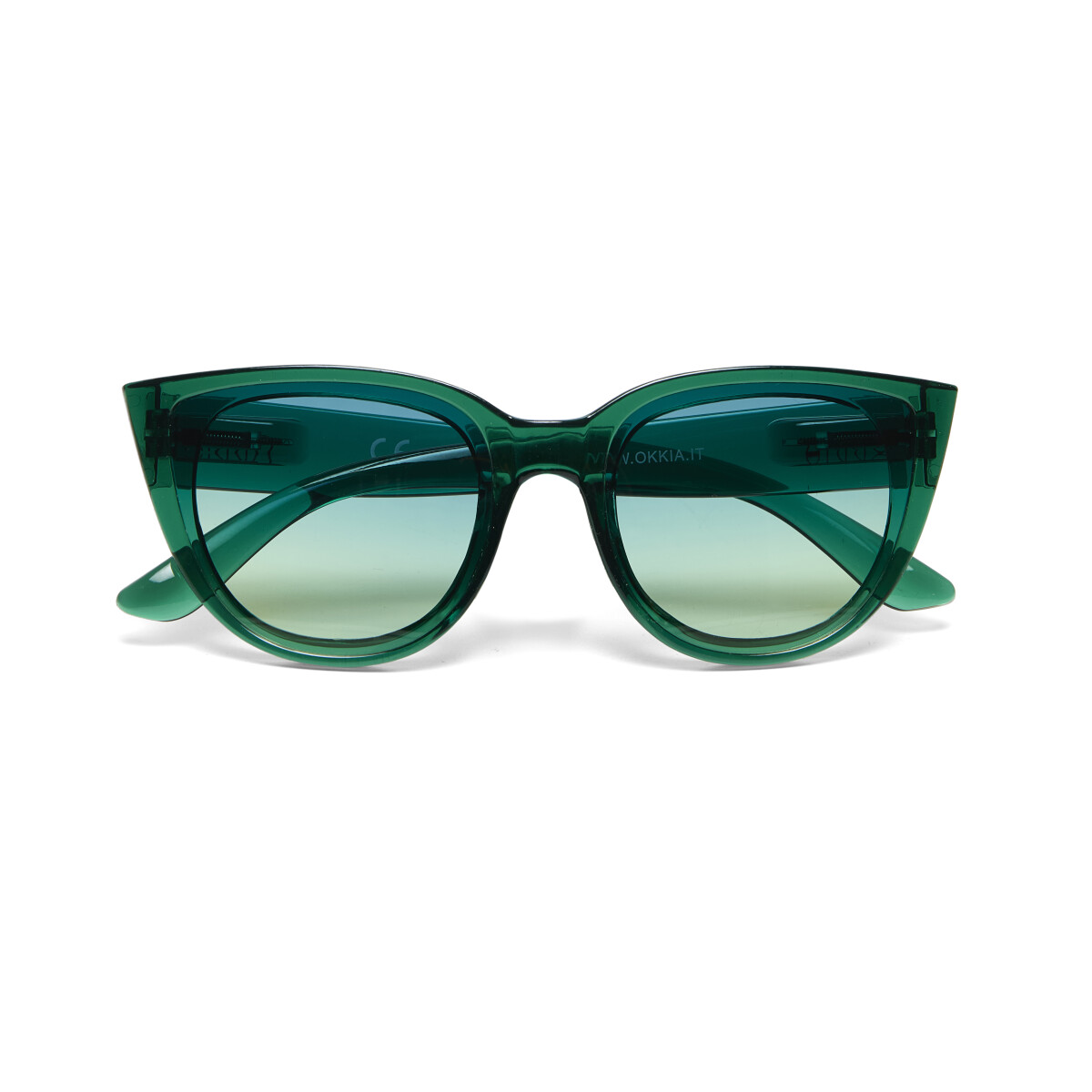 Gafas de sol OKKIA Silvia Verde Transparente