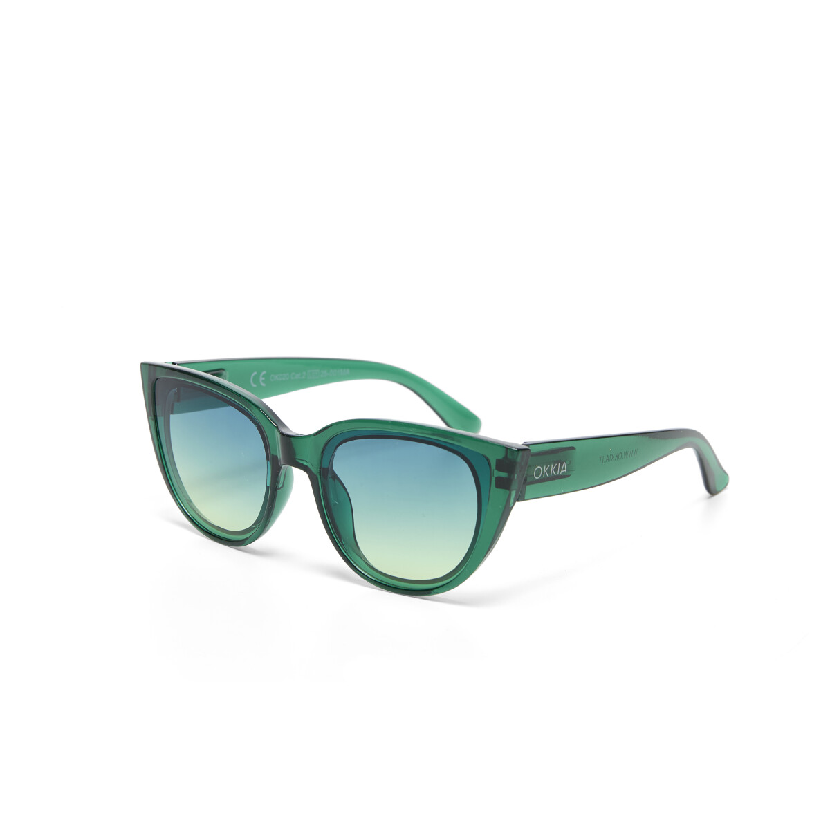 Gafas de sol OKKIA Silvia Verde Transparente