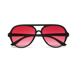 Gafas de sol OKKIA Alessio Negro (lentes rojas)
