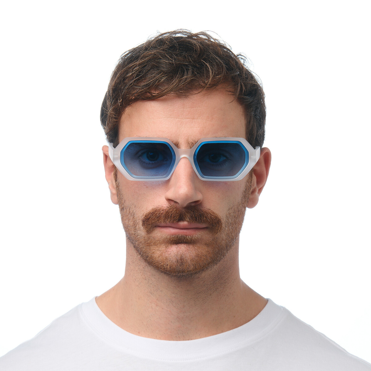 Gafas de sol OKKIA Andrea Transparentes (lentes azul oscuro)