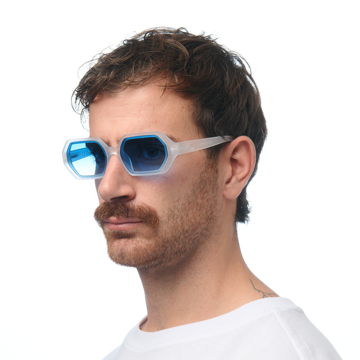 Gafas de sol OKKIA Andrea Transparentes (lentes azul oscuro)