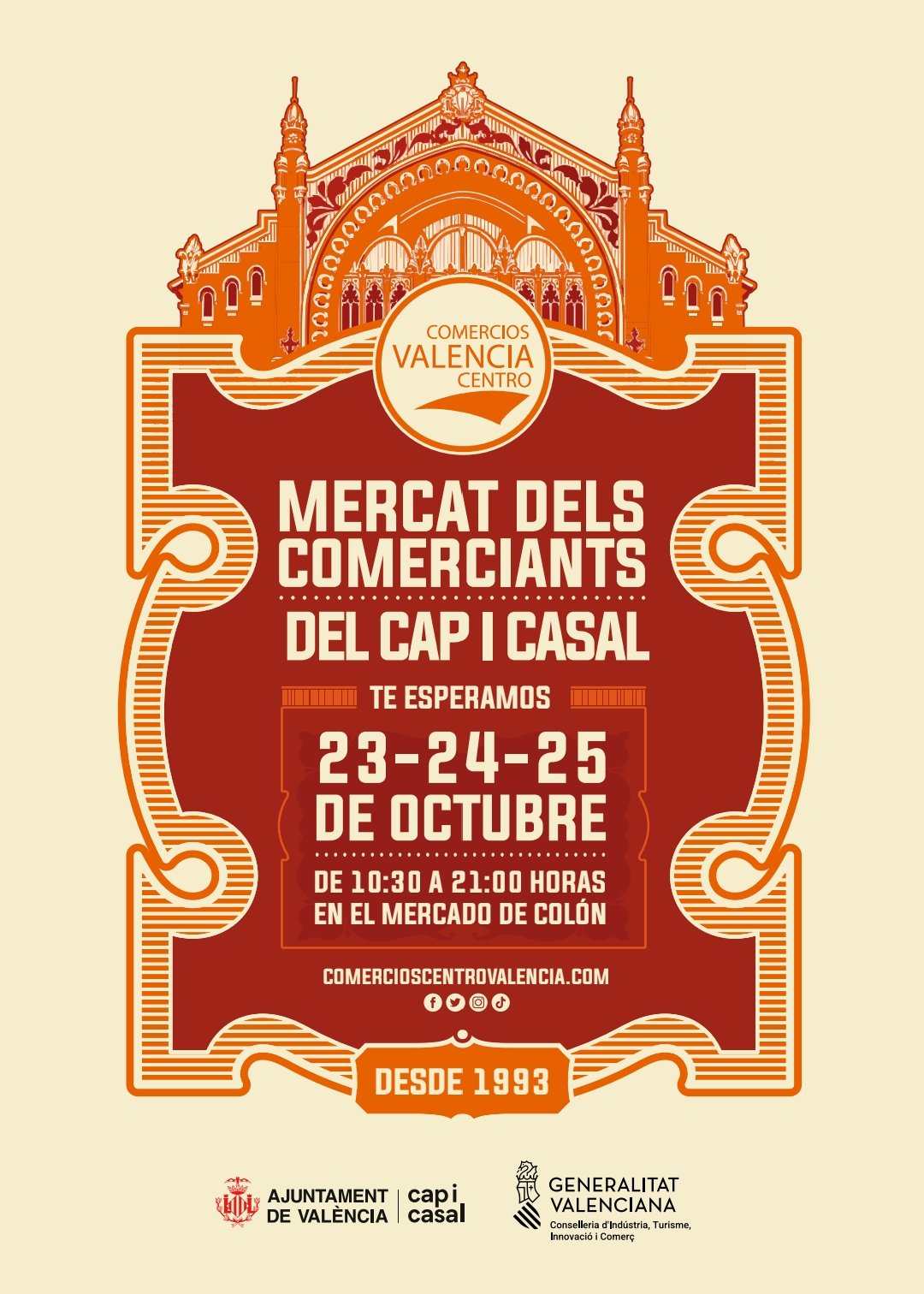 Cartel Mercado de Colón 23-25 octubre 2026